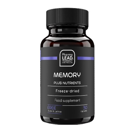 Pharmalead Black Range Memory Plus Nutrients Συμπλήρωμα Διατροφής για την Βελτίωση της Μνήμης & Πνευματική Διαύγεια 30 Κάψουλες