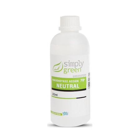 Simply Green Αλκοολούχος Λοσιόν Neutral 70° 350ml
