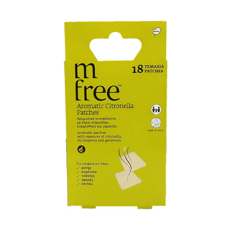 Benefit M-Free Aromatic Citronella Patches Αυτοκόλλητα Επιθέματα 18 τεμάχια