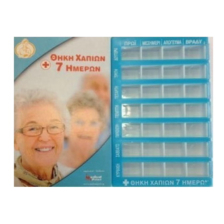 Medical point Εβδομαδιαία Θήκη Χαπιών 7 Ημερών 4 Θέσεων