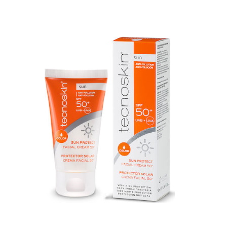 Tecnoskin Αντιηλιακή Κρέμα Προσώπου Με Χρώμα / Sun Protect Facial Cream Color SPF50+ 50ml