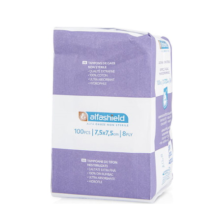 Karabinis Medical Μη Αποστειρωμένες 7.5cm x 7.5cm 8ply 100 τεμάχια