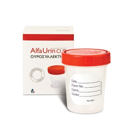 Alfa Urine Cup Δοχείο Συλλογής Ούρων Αποστειρωμένο 1 τεμάχιο