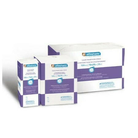 Karabinis Medical Μη Αποστειρωμένες Γάζες Υδρόφιλη 8ply 10x10cm 100 τεμάχια