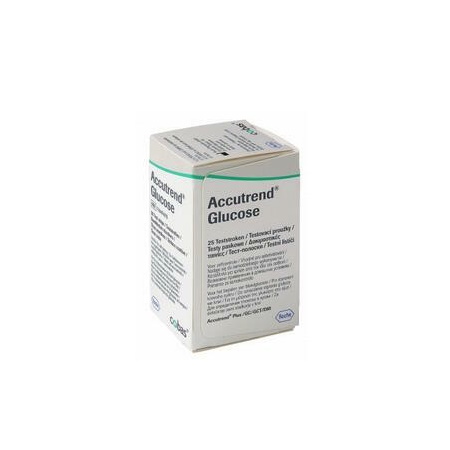 Roche Accutrend Glucose Ταινίες μέτρησης Σακχάρου 25 τεμάχια