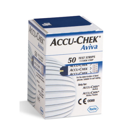 Accu-Chek Aviva Ταινίες Μέτρησης Σακχάρου 50 τεμάχια