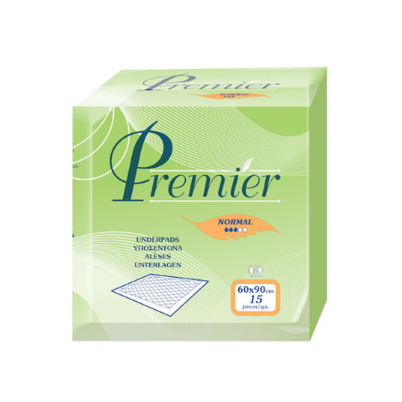 Mediform Premier Υποσέντονα Ακράτειας Normal 3 Σταγόνων 60x90cm 15 τεμάχια