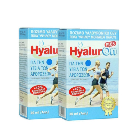 Abc Kinitron HyalurOn Plus Υψηλού Μοριακού Βάρους Υαλουρονικό Οξύ 1+1 Δώρο 30+30ml