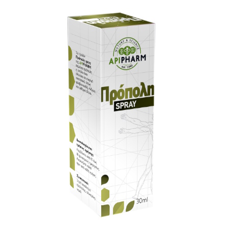 Apipharm Στοματικό Spray Πρόπολης για τον Ερεθισμένο Λαιμό & την Τόνωση του Ανοσοποιητικού 30ml
