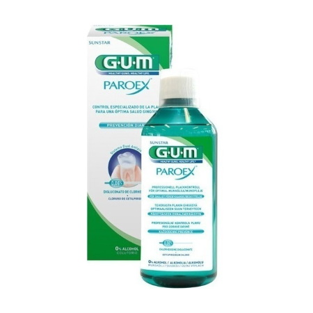 Gum 1702 Paroex Mouthrinse 0,06% CHX + 0,05% CPC Στοματικό Διάλυμα για καθημερινή πρόληψη 500ml