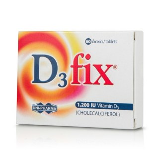 Unipharma D 3 Fix Extra 1200 IU/60tab (Vitamin D3) 60tabs