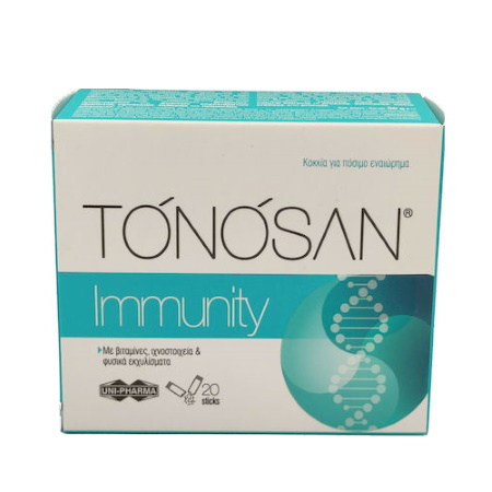 Tonosan Immunity Συμπλήρωμα Διατροφής για Ενίσχυση του Ανοσοποιητικού 20 φακελίσκοι