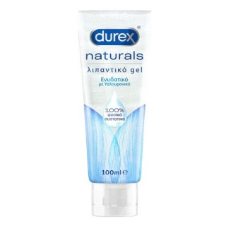 Durex Naturals Ενυδατικό Λιπαντικό Gel με Υαλουρονικό 100% Φυσικά Συστατικά 100ml