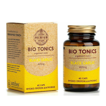 Bio Tonics Premium+ Black Garlic 420mg 40 κάψουλες