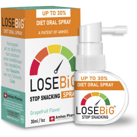 Amhes Losebig Spray Συμπλήρωμα για Αδυνάτισμα σε Σπρέι με Γεύση Γκρέιπφρουτ 30ml