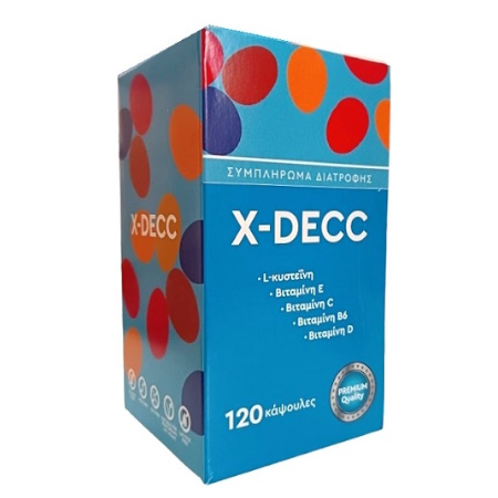 X-DECC (Vit. C,D,E & L-Cysteine) Ειδικό Συμπλήρωμα Διατροφής 120 Ταμπλέτες