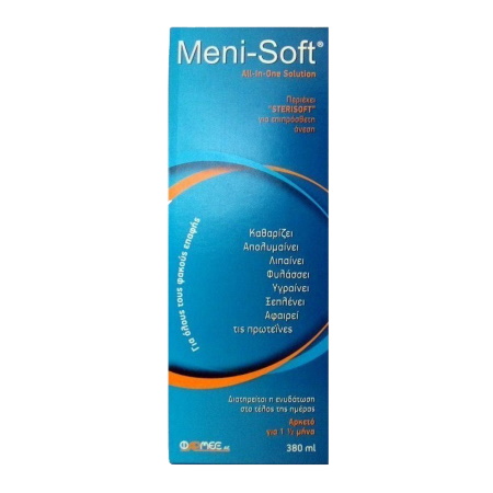 Pharmex Meni-Sept All-In-One Solution Υγρό Φακών Επαφής 380ml