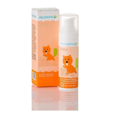 Pharmex Helenvita Baby First Teeth Relief Gel Ανακουφιστική Γέλη Των Δοντιών Και Των Ούλων 30ml