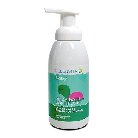 Helenvita Baby Body Bath Soft Foam Αφρός Καθαρισμού για Μωρά 400ml