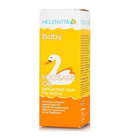 Helenvita Baby Massage Oil Ενυδατικό Βρεφικό Λάδι για Μασάζ 110ml
