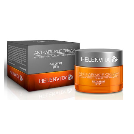 Helenvita Anti-Wrinkle Day Cream Αντιρυτιδική Κρέμα Ημέρας για Κάθε Τύπο Επιδερμίδας SPF25 50ml