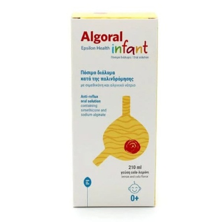 Epsilon Health Algoral Infant Πόσιμο Διάλυμα κατά της Παλινδρόμησης Κατάλληλο από τη Γέννηση 210ml