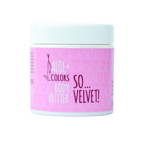 Aloe+ Colors So Velvet Body Butter Ενυδατικό Βούτυρο Σώματος με Aloe Vera & Άρωμα Πούδρας για Ξηρές Επιδερμίδες 200ml