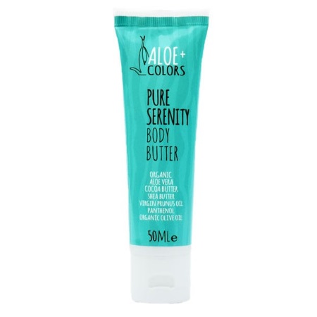 Aloe+ Colors Pure Serenity Body Butter Πλούσιο Ενυδατικό Βούτυρο Σώματος Με Άρωμα Μανώλιας 50ml