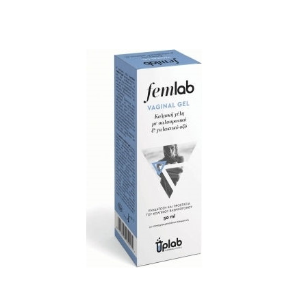 Uplab Pharmaceuticals FemLab Vaginal Gel Κολπική Γέλη για Ενυδάτωση και Ρύθμιση του Φυσιολογικού pH της Ευαίσθητης Περιοχής 50ml