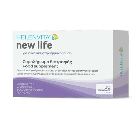 Helenvita New Life Συμπλήρωμα Διατροφής για την Εμμηνόπαυση 30 Κάψουλες