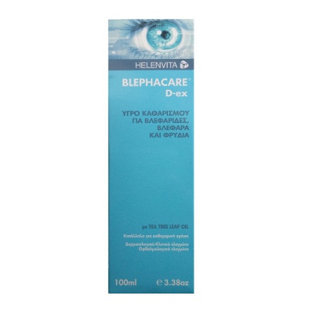 Helenvita Blephacare D-EX Cleansing Liquid Υγρό Καθαρισμού για Βλεφαρίδες,Βλέφαρα και Φρύδια 100ml