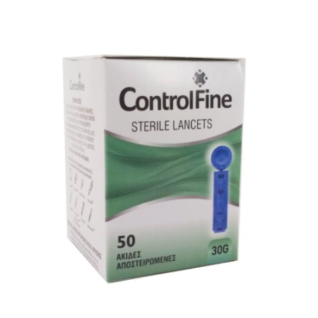 ControlBios ControlFine 30G Αποστειρωμένοι Σκαρφιστήρες 50 τεμάχια