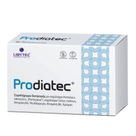 Libytec Prodiatec Συμπλήρωμα Διατροφής Ρύθμιση των επιπέδων της γλυκόζης 30 κάψουλες