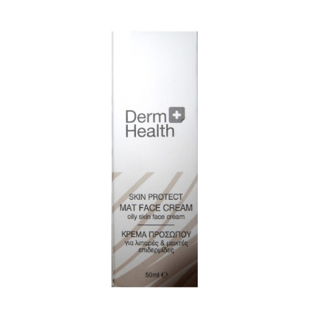 DermHealth Skin Protect Mat Face Cream Κρέμα προσώπου για λιπαρές ή μεικτές επιδερμίδες 50ml
