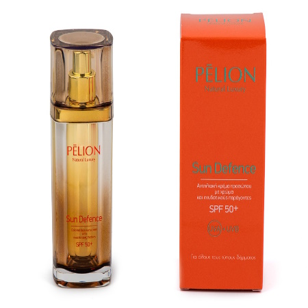 P For Pelion Sun Defence Αντηλιακή Κρέμα Προσώπου SPF50+ με Χρώμα 50ml