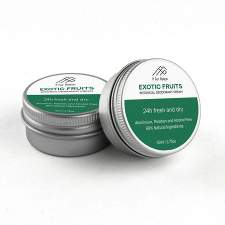 P For Pelion Exotic Fruits Αποσμητικό 24h σε Κρέμα Χωρίς Αλουμίνιο 50ml
