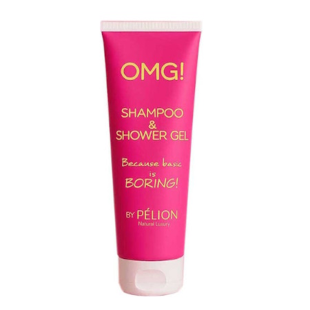 P For Pelion OMG! Shampoo & Shower Gel Red Grape Αφρόλουτρο και Σαμπουάν με Άρωμα Κόκκινου Σταφυλιού 250ml