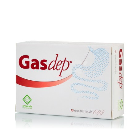 Erbozeta Gasdep Digestive Enzymes & Probiotics Φυτικά Εκχυλίσματα και Πεπτικά Ένζυμα Μαζί με Προβιοτικά 45 ταμπλέτες