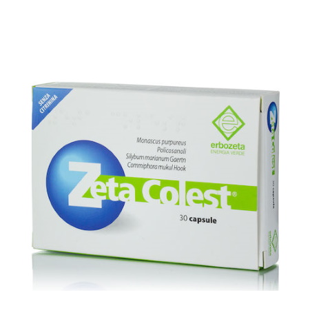 Erbozeta Zeta Colest 780mg Συμβάλλει στη Μείωση της Χοληστερίνης και των Τριγλυκεριδίων 30 κάψουλες