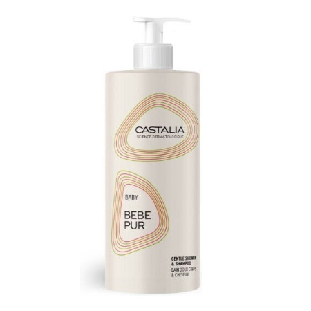Castalia Bebepur Gentle Shower & Shampoo Απαλό Βρεφικό Καθαριστικό Για Σώμα & Μαλλιά 1Lt