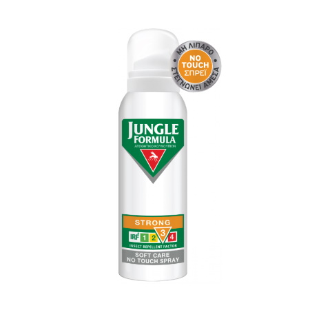 Omega Pharma Jungle Formula Soft Care No Touch Εντομοαπωθητικό Spray IRF-3 Κατάλληλο για Παιδιά 125ml