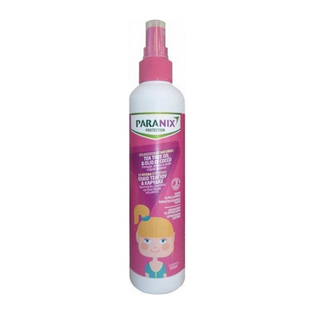 Paranix Protection Girls Αντιφθειρικό Μαλακτικό Σπρέι με Έλαιο Τσαγιού & Καρύδας για Κορίτσια 250ml