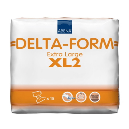 Abena Delta-Form Σλιπ-Πάνα Ακράτειας Ενηλίκων XL (110cm X 170cm) 15 τεμάχια
