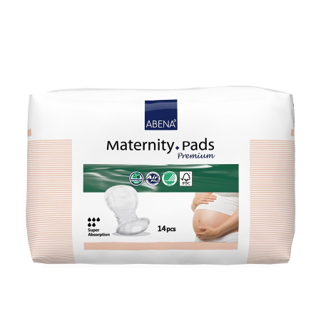 Abena Maternity Pads Premium Super Σερβιέτα-Επίθεμα Εγκυμοσύνης 14 τεμάχια
