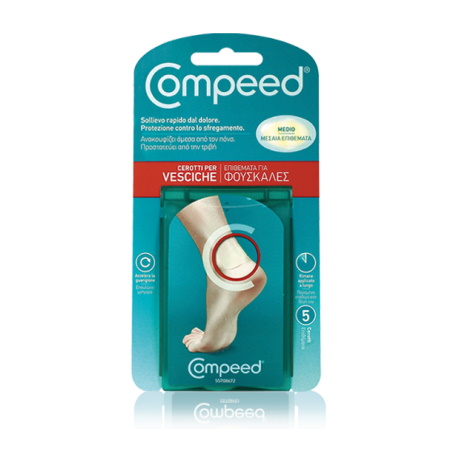 Compeed Επιθέματα Vesciche με Gel για Φουσκάλες Medium 5 τεμάχια