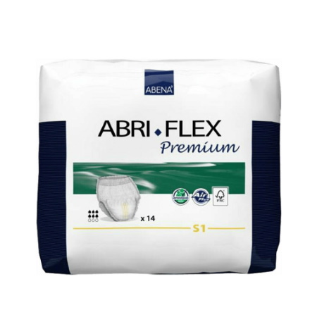 Abena Abri Flex Premium S1 Σλιπ Πάνα Ακράτειας (60cm X 90cm) 14 τεμάχια
