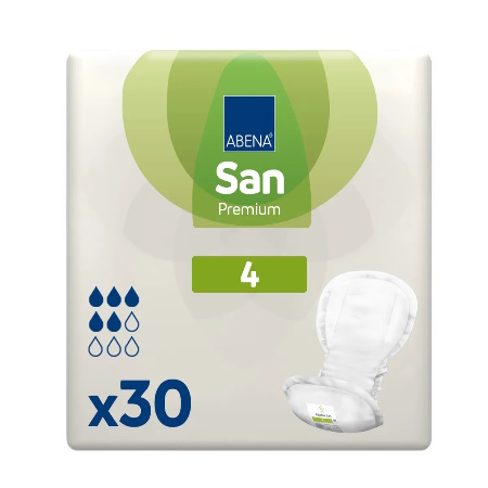 Abena San Σερβιέτες Ακράτειας No4 30 Τεμάχια