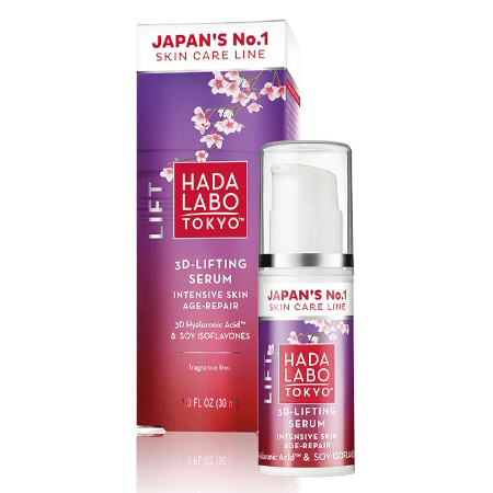 Hada Labo Tokyo Lift 3D-Lifting Serum Εντατικός Αντιρυτιδικός Ορός Προσώπου 30ml