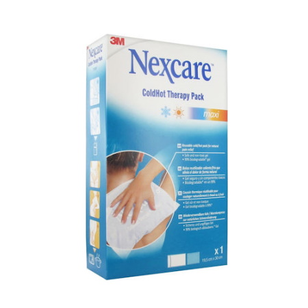 3M Nexcare Maxi 2σε1 Παγοκύστη + Θερμοφόρα Πολλαπλών Χρήσεων για Φυσική Ανακούφιση από τον Πόνο 19,5cm x 30cm 1 τεμάχιο