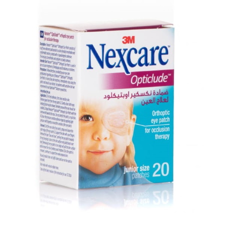 3M Nexcare Opticlude Orthoptic Eye Patch Junior Size 6,2cm x 5cm 20 τεμάχια